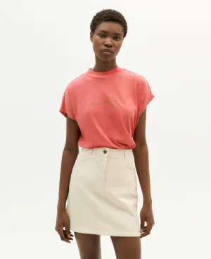 marsha denim skirt in ivory