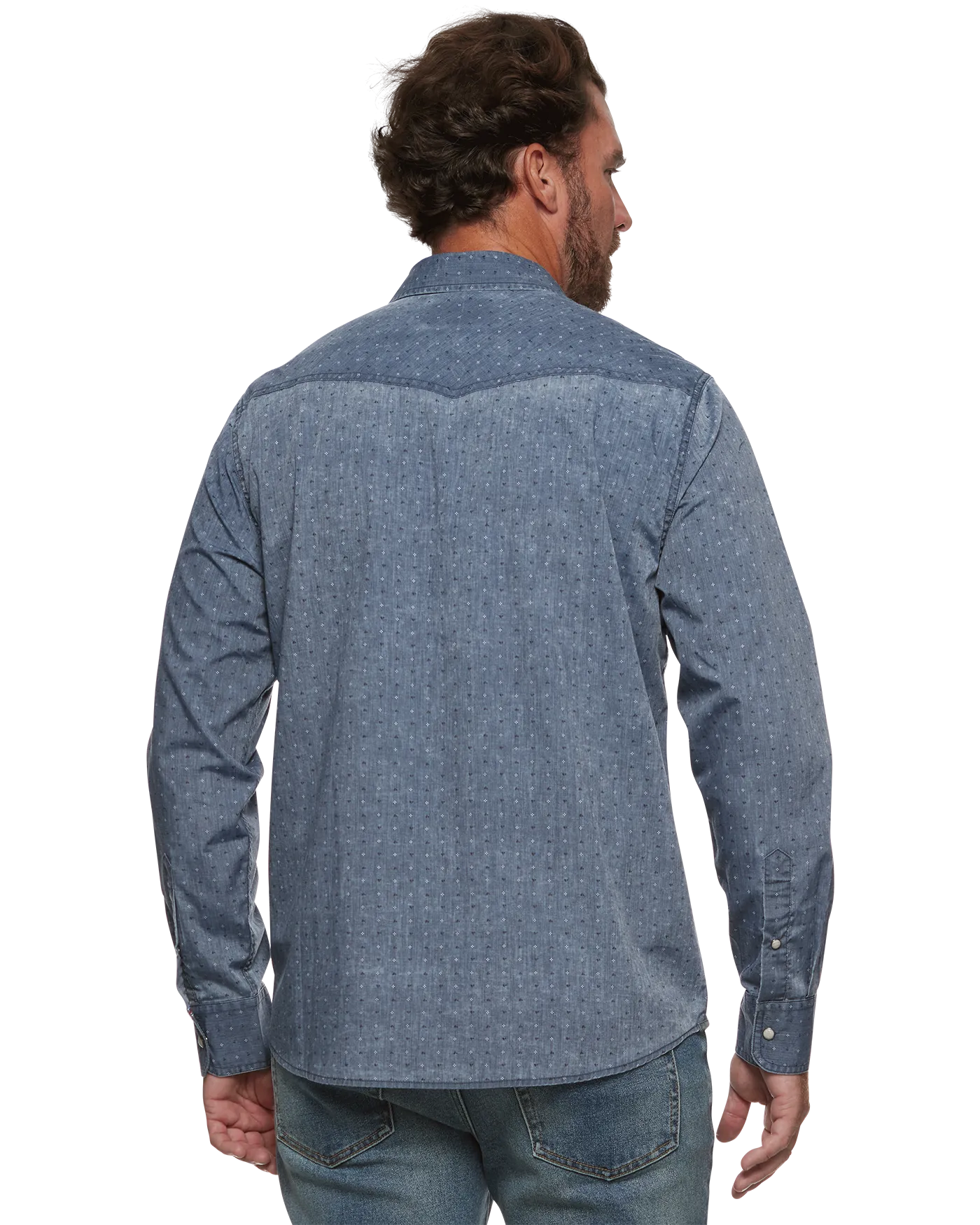 MENA DOT PRINT VINTAGE SOFT WESTERN SHIRT