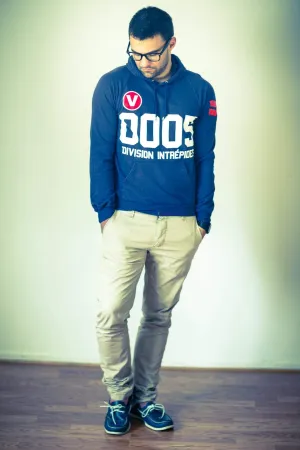Men's - Division Intrépides Navy Blue Pullover Hoodie