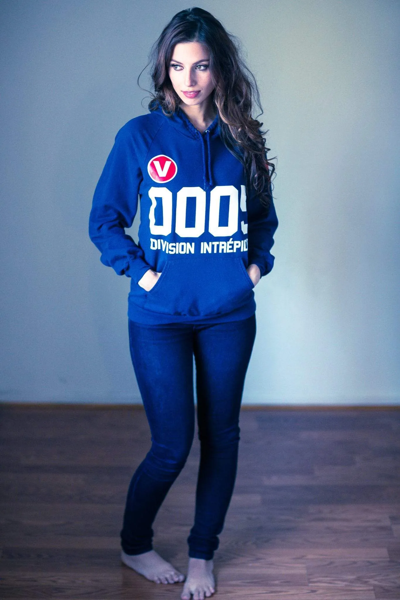 Men's - Division Intrépides Navy Blue Pullover Hoodie