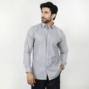Men's Formal Chambray Shirt - Grey