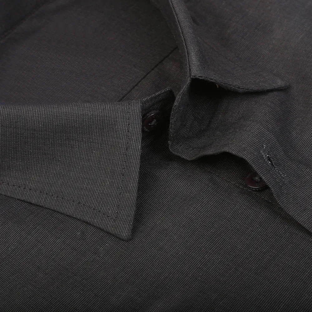 Men's Formal Plain Shirt - Black