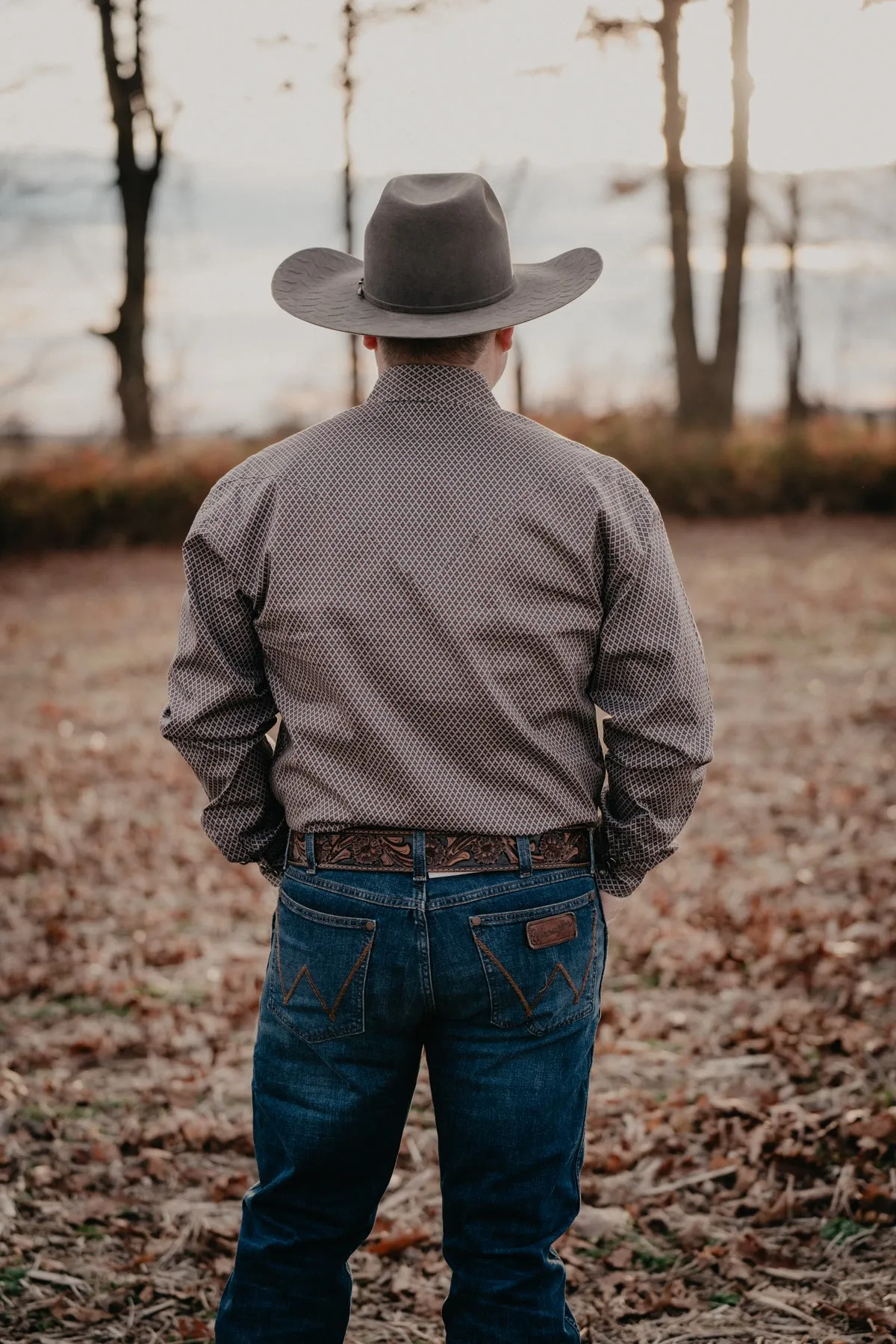 Men's 'Mini Foulard' Pearl Snap by Stetson (S - 2XL)