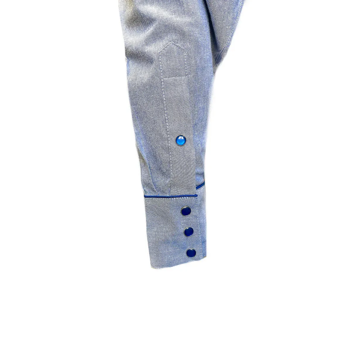 Men's Vintage Western Shirt Collection: Rockmount American Bison Chambray