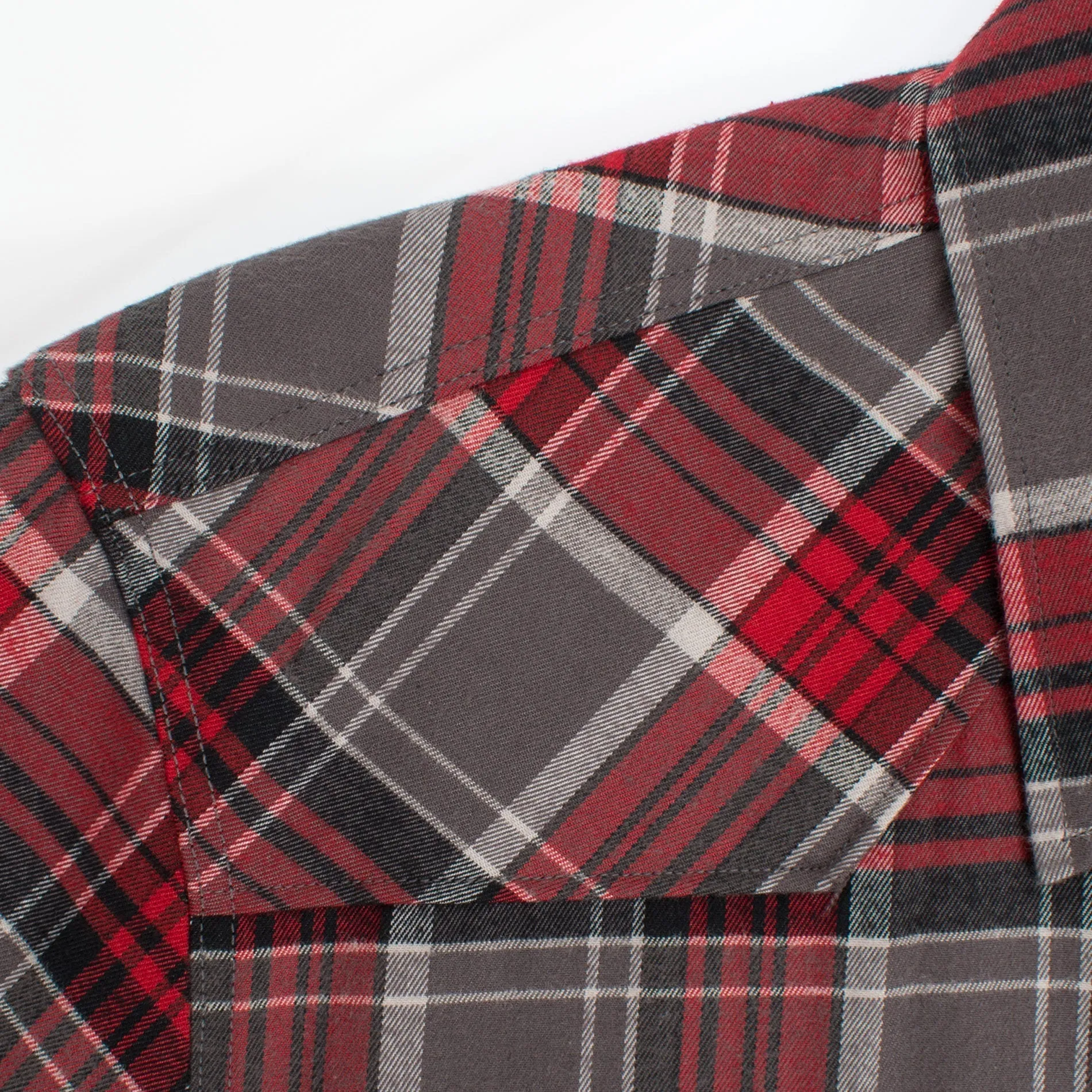 Men's Western Flannel Shirts With Snap Buttons-FLS300-310