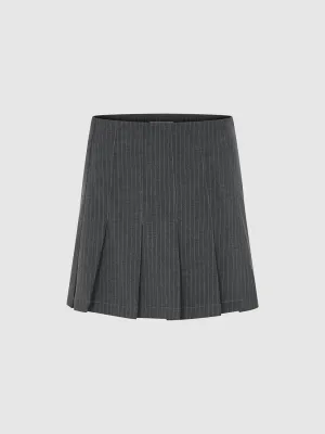 Mini Pleated A-Line Skirts