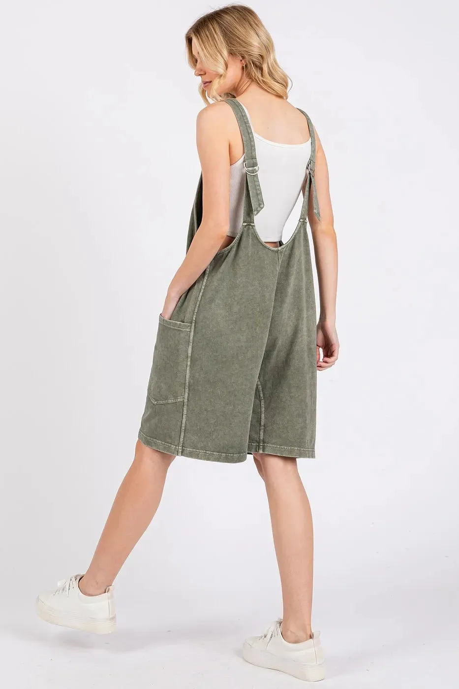 Mittoshop Low Scoop Neck Tank Washed French Terry Romper