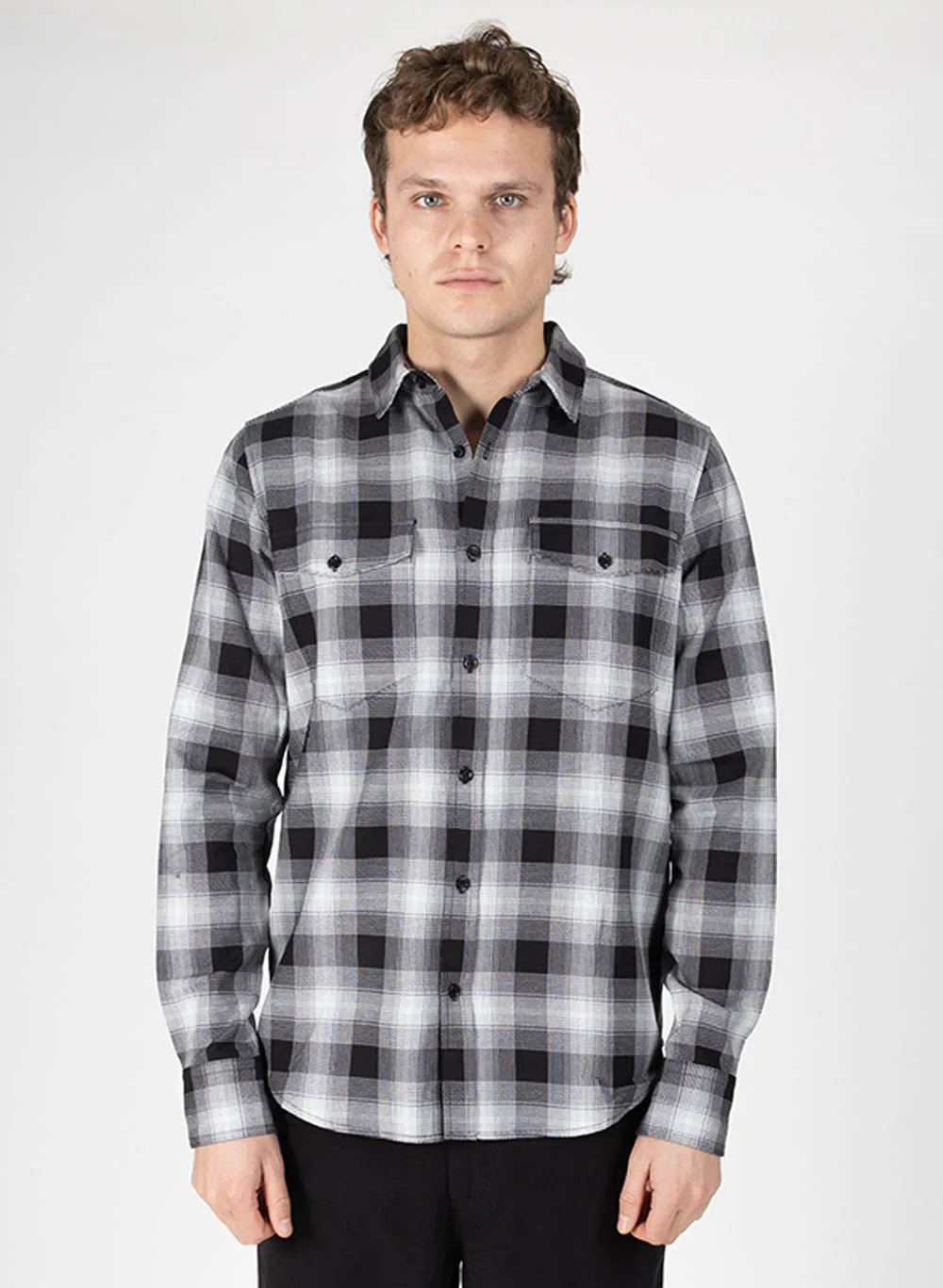 Monday Shirt - Black Check