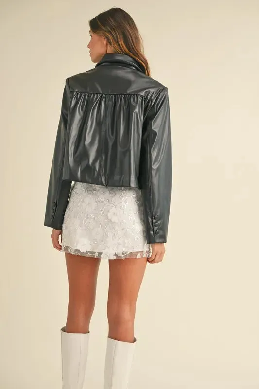 Monroe Floral Embellished Mini Skirt