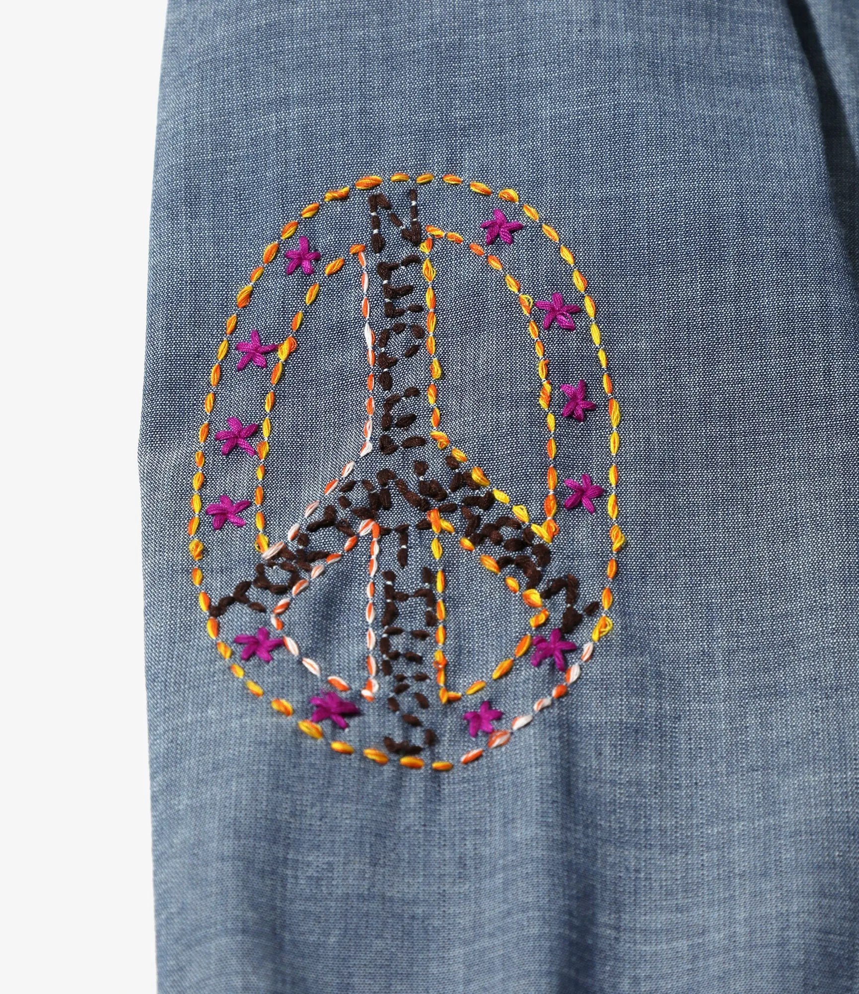 NEPENTHES x OTAKARA NYC - Work Shirt - Cotton Chambray