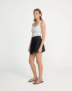 Nicholas Denim Mini Skirt (Indigo)