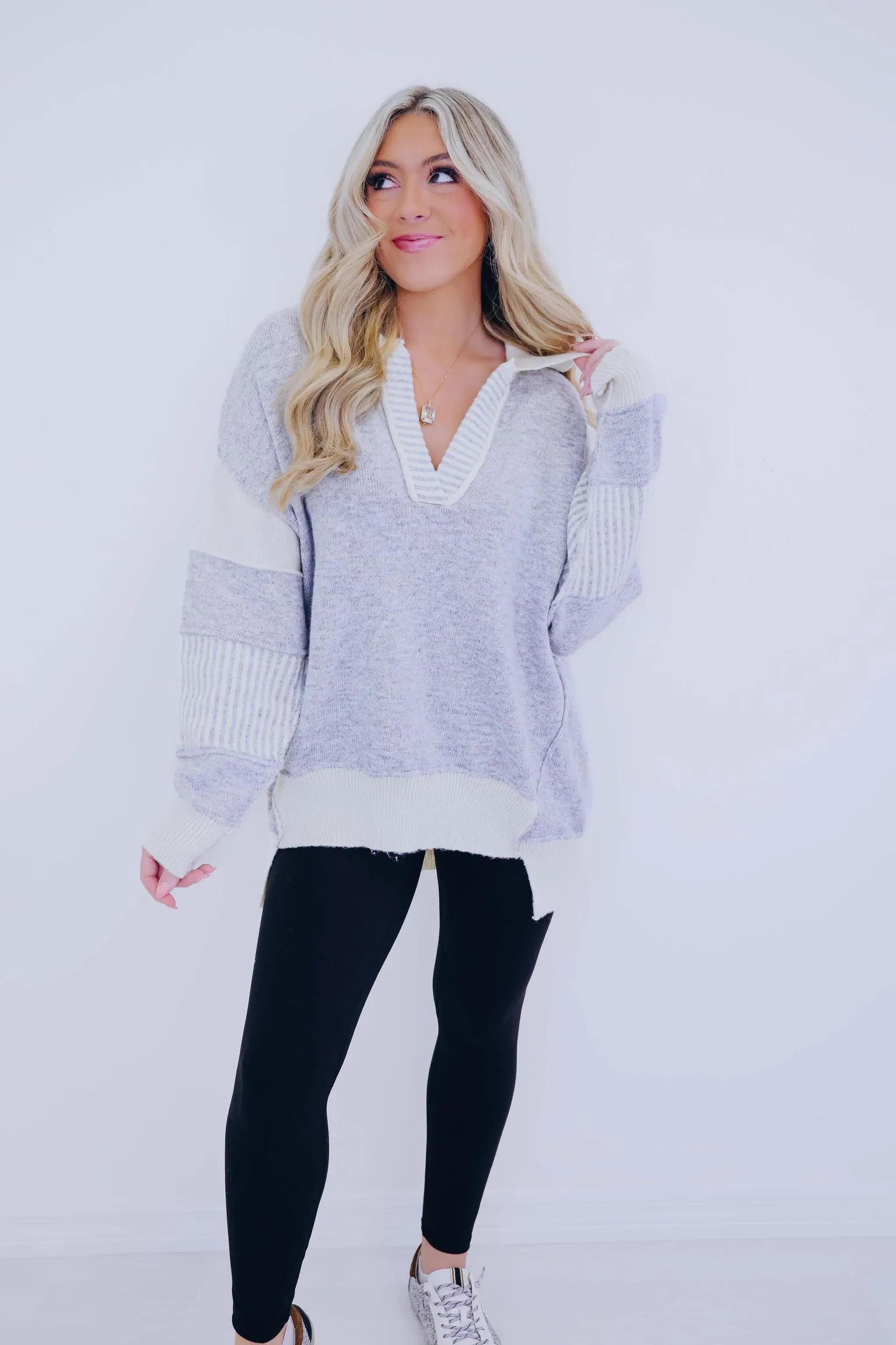 North Hampton Striped Pullover Sweater