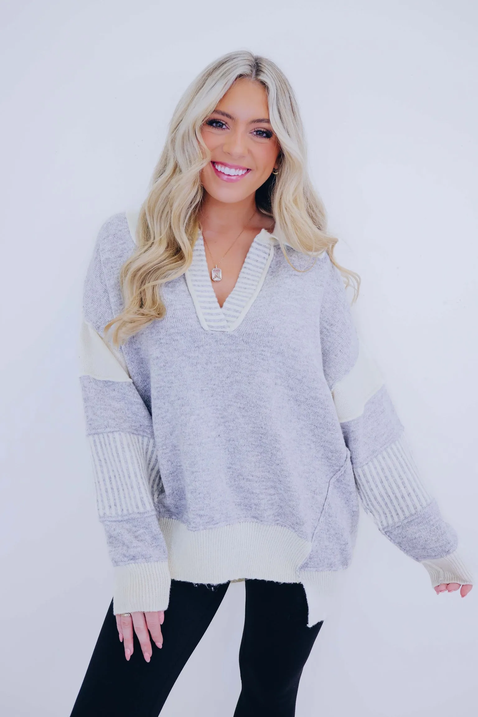 North Hampton Striped Pullover Sweater
