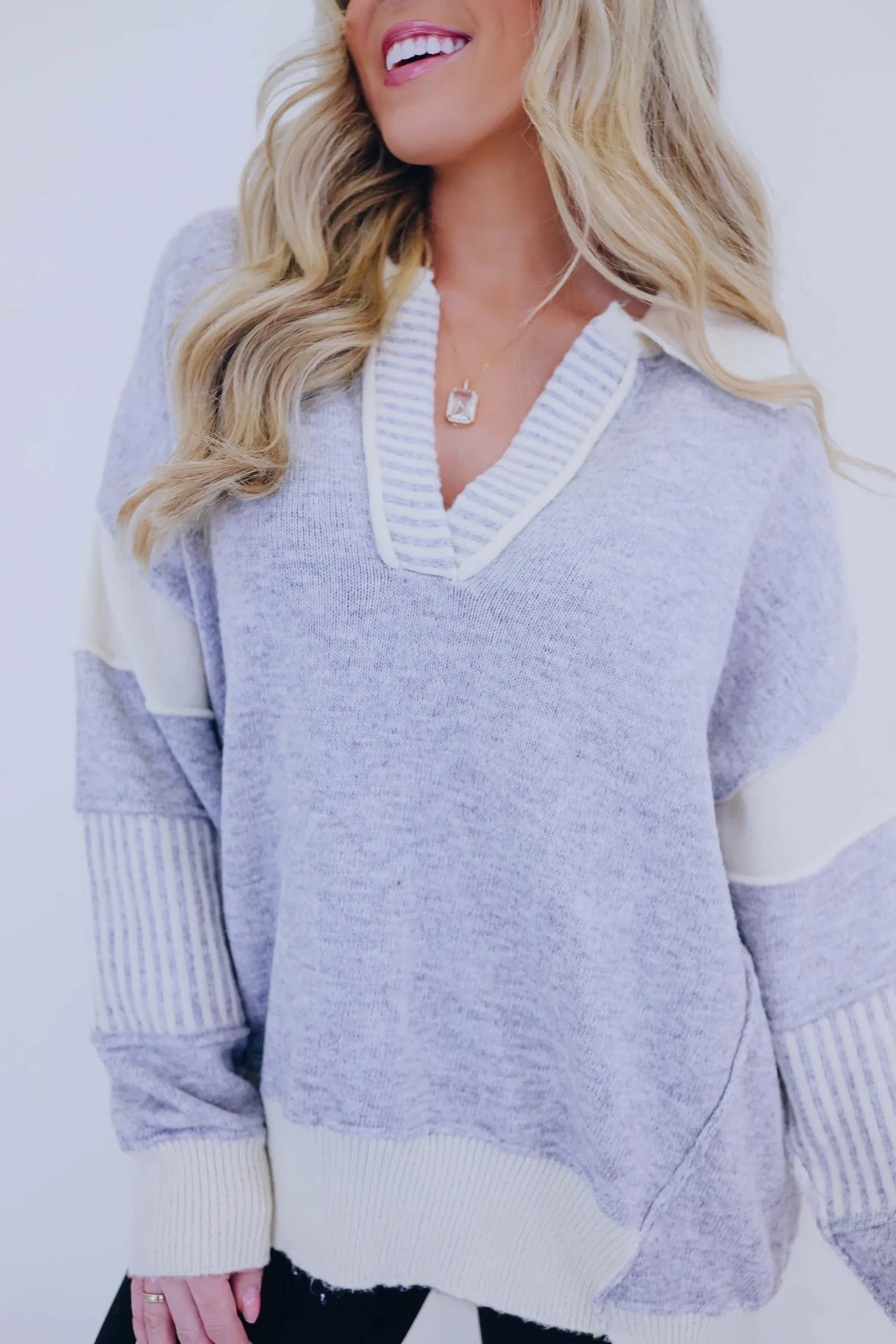 North Hampton Striped Pullover Sweater