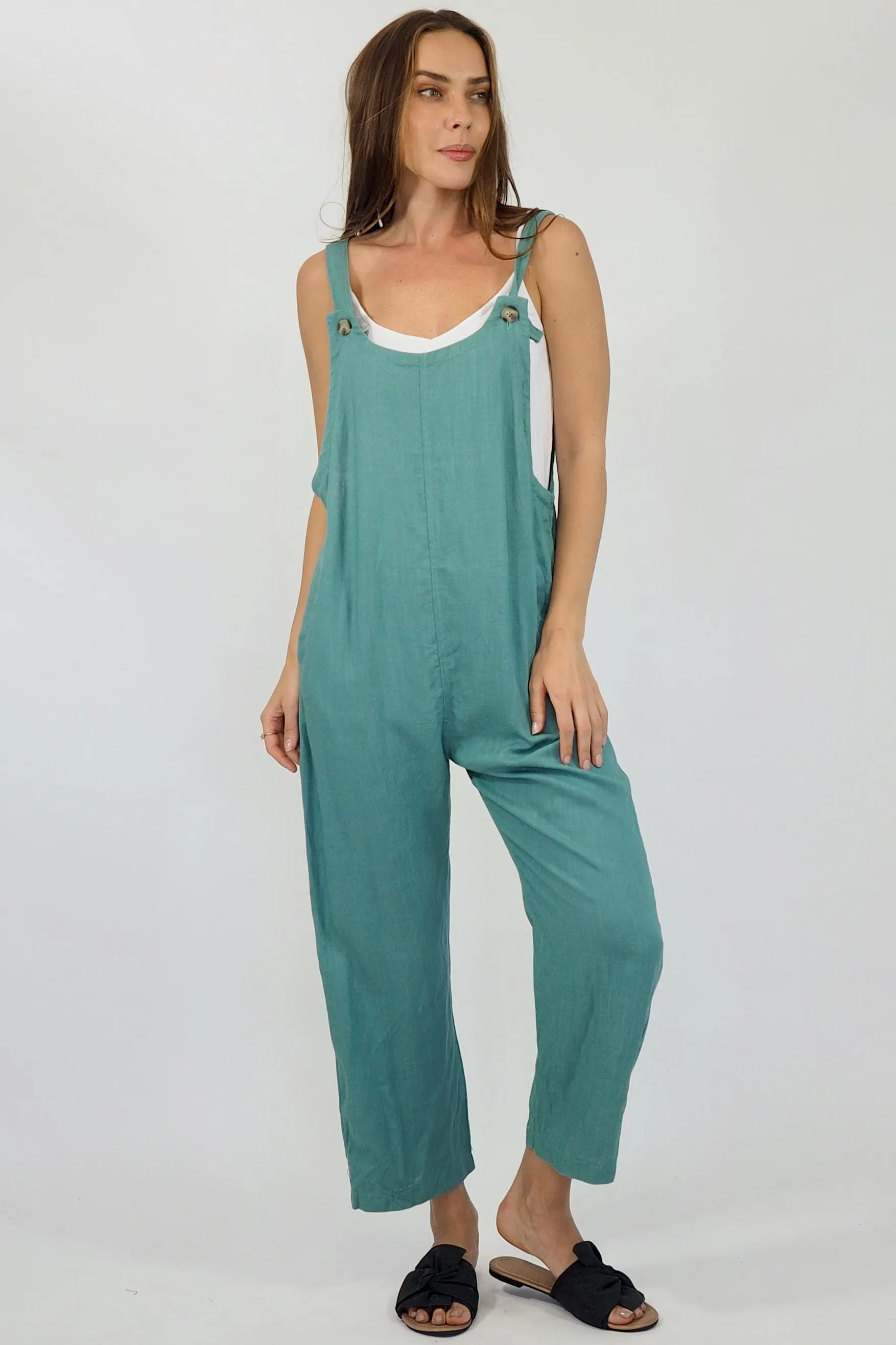 Odessa Overalls - Green