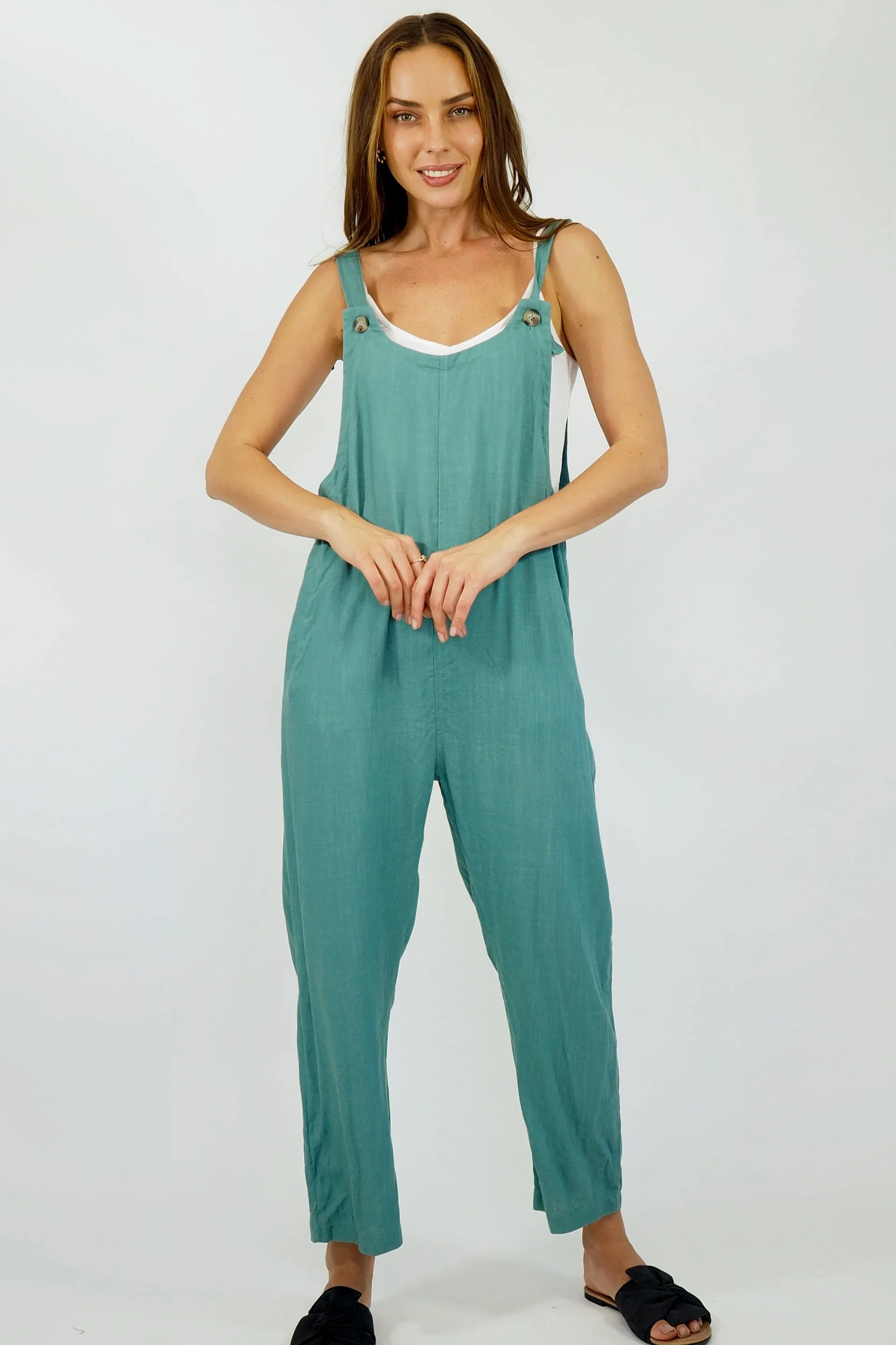 Odessa Overalls - Green