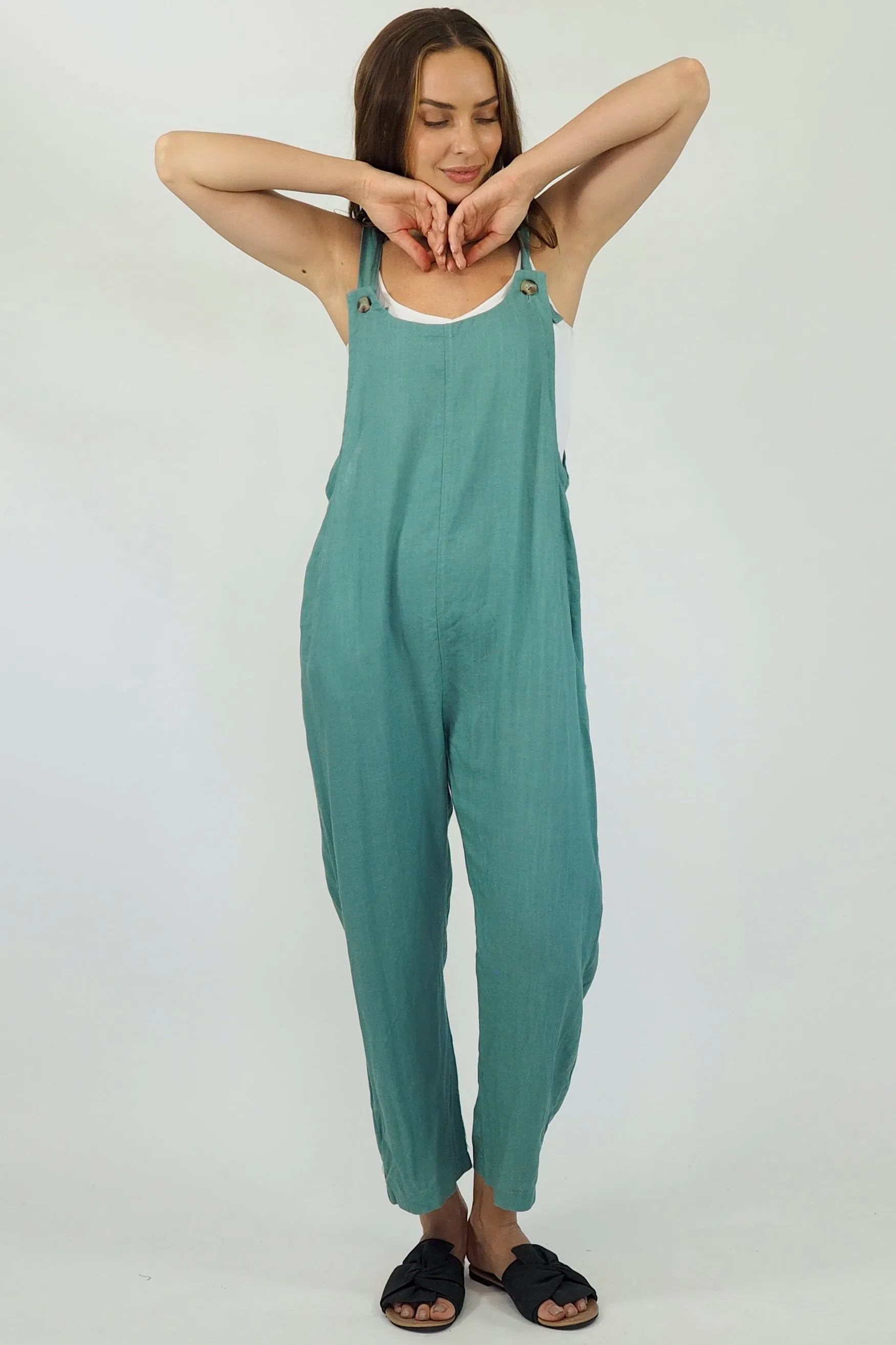 Odessa Overalls - Green