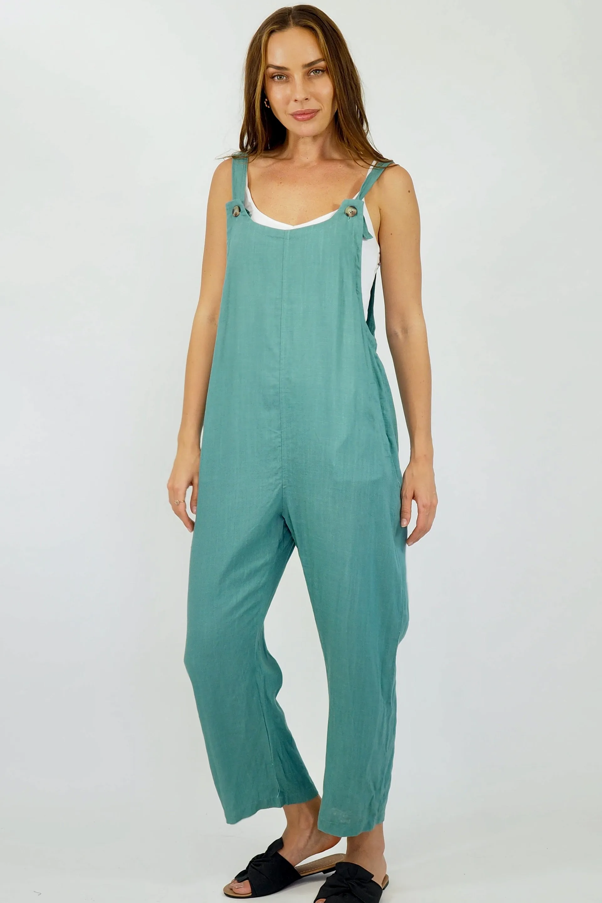 Odessa Overalls - Green
