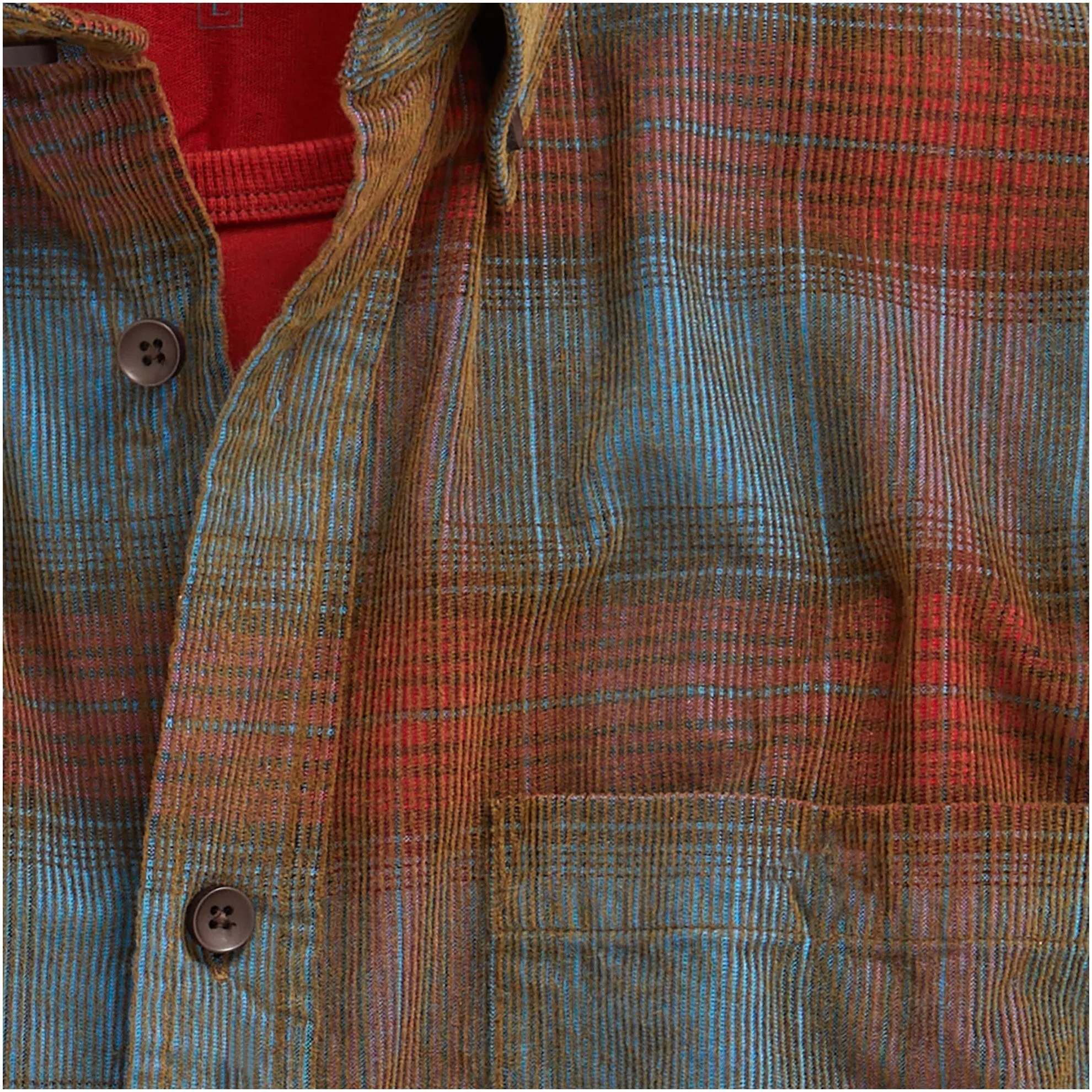 Old Steamboat Plaid Corduroy Shirt