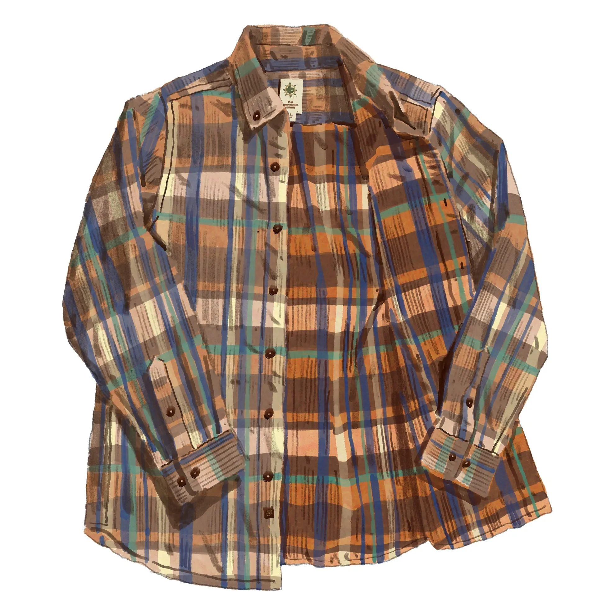 Old Steamboat Plaid Corduroy Shirt
