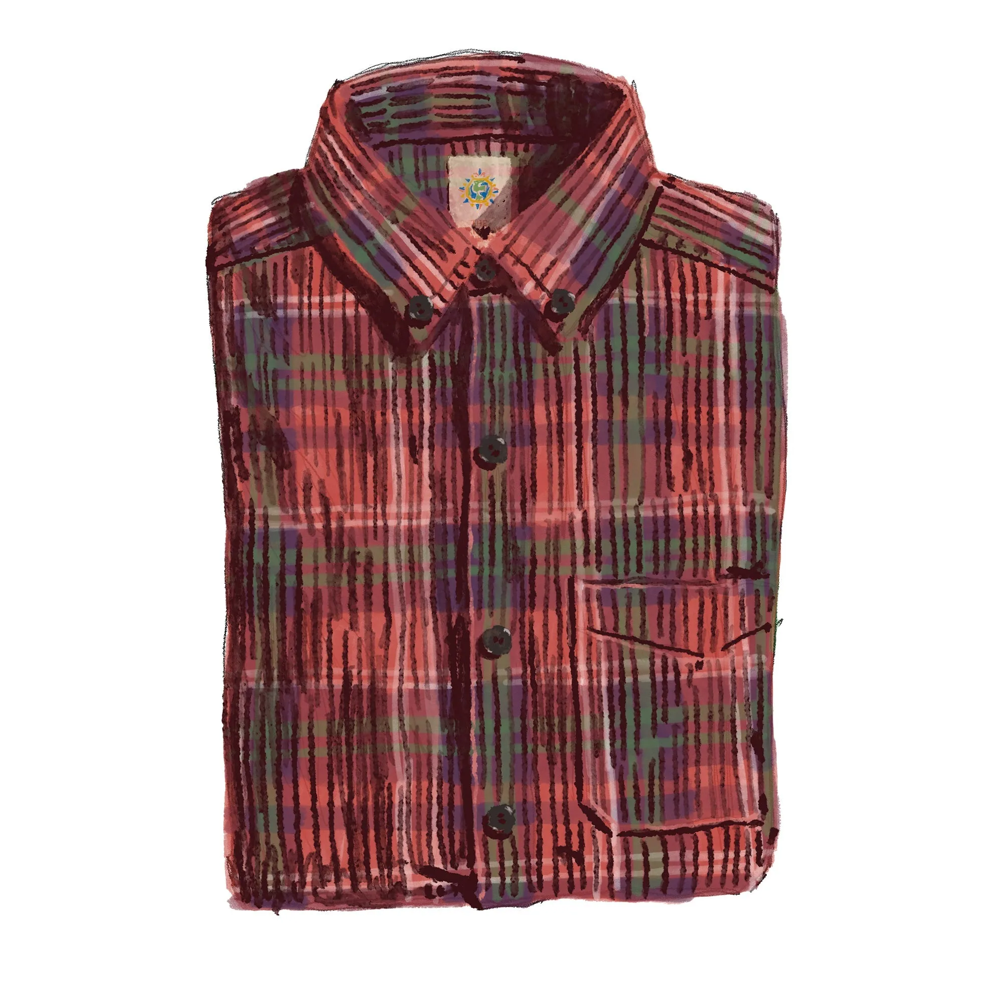 Old Steamboat Plaid Corduroy Shirt