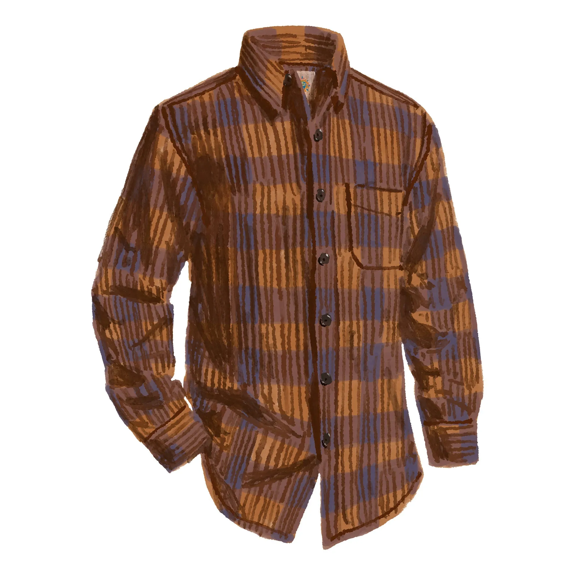 Old Steamboat Plaid Corduroy Shirt