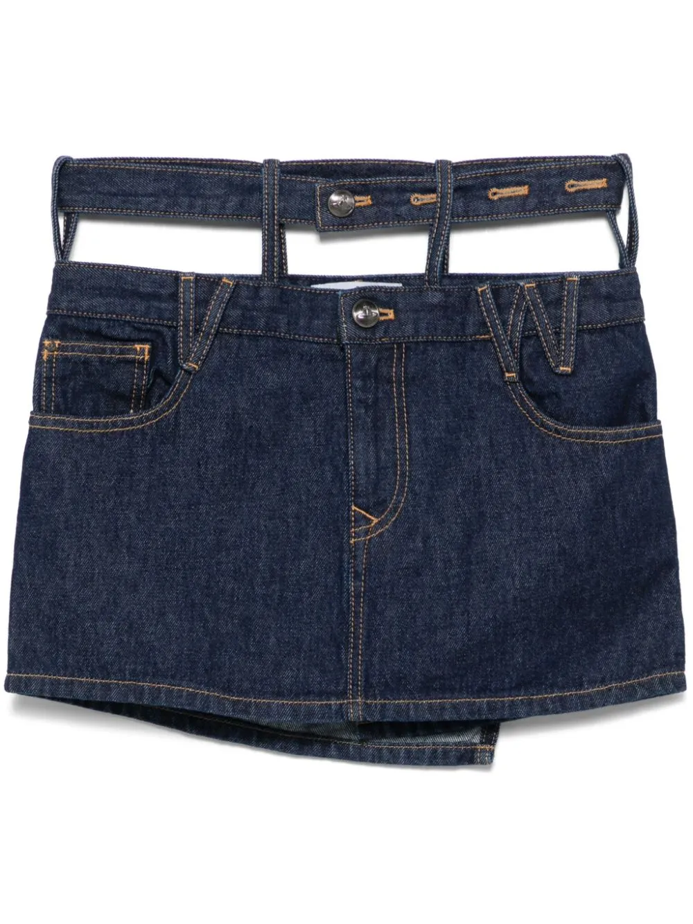 Organic cotton denim skirt