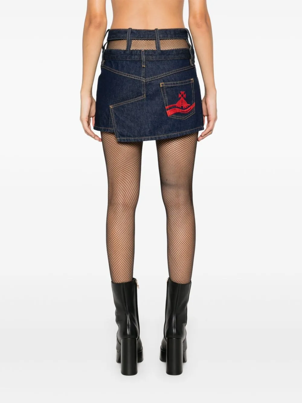Organic cotton denim skirt