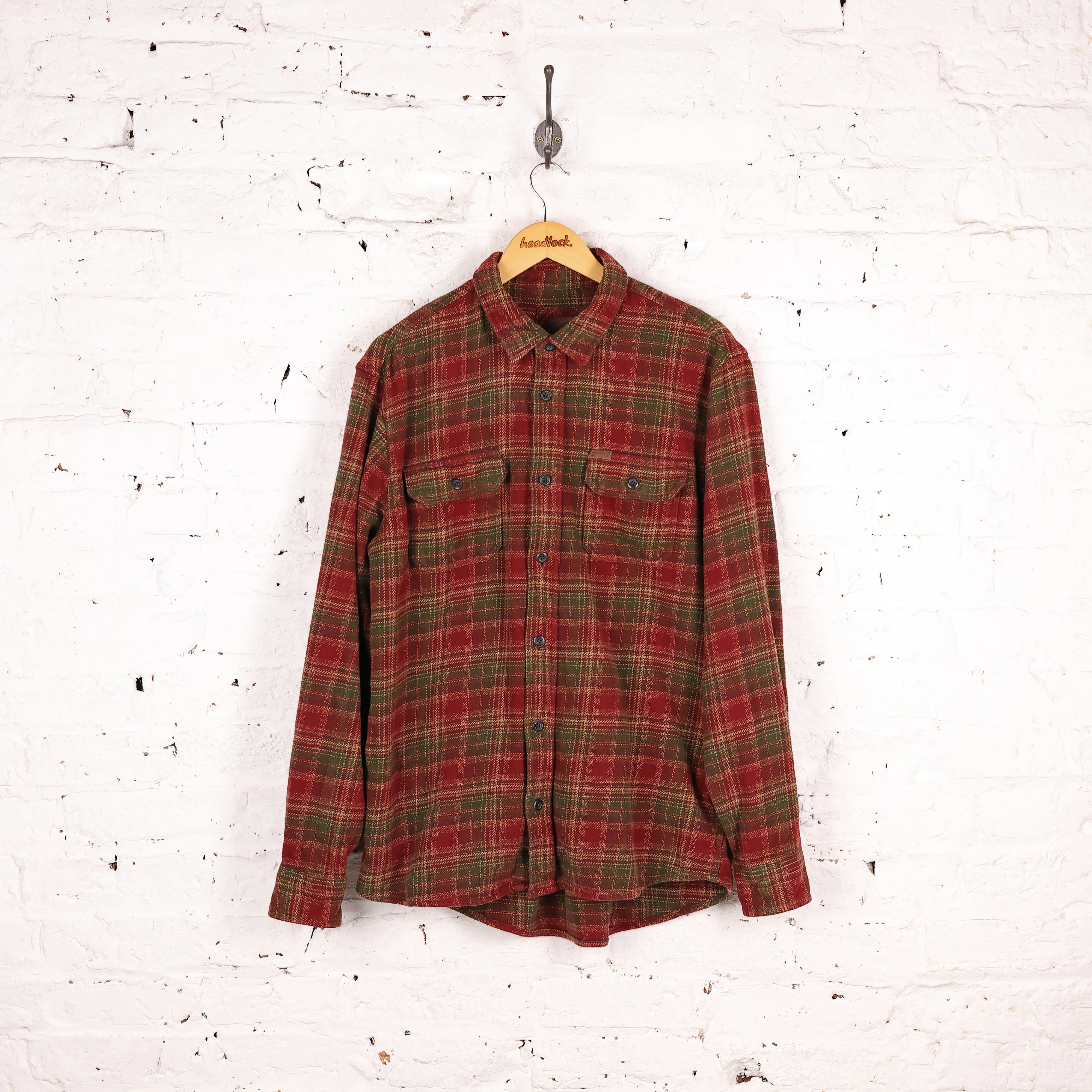 Orvis Plaid Check Shirt - Red - L