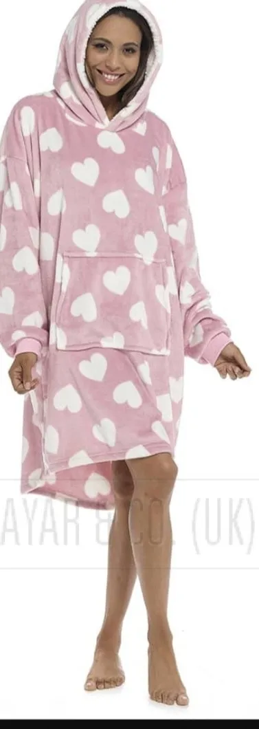 Oversize fleece hoodies - short