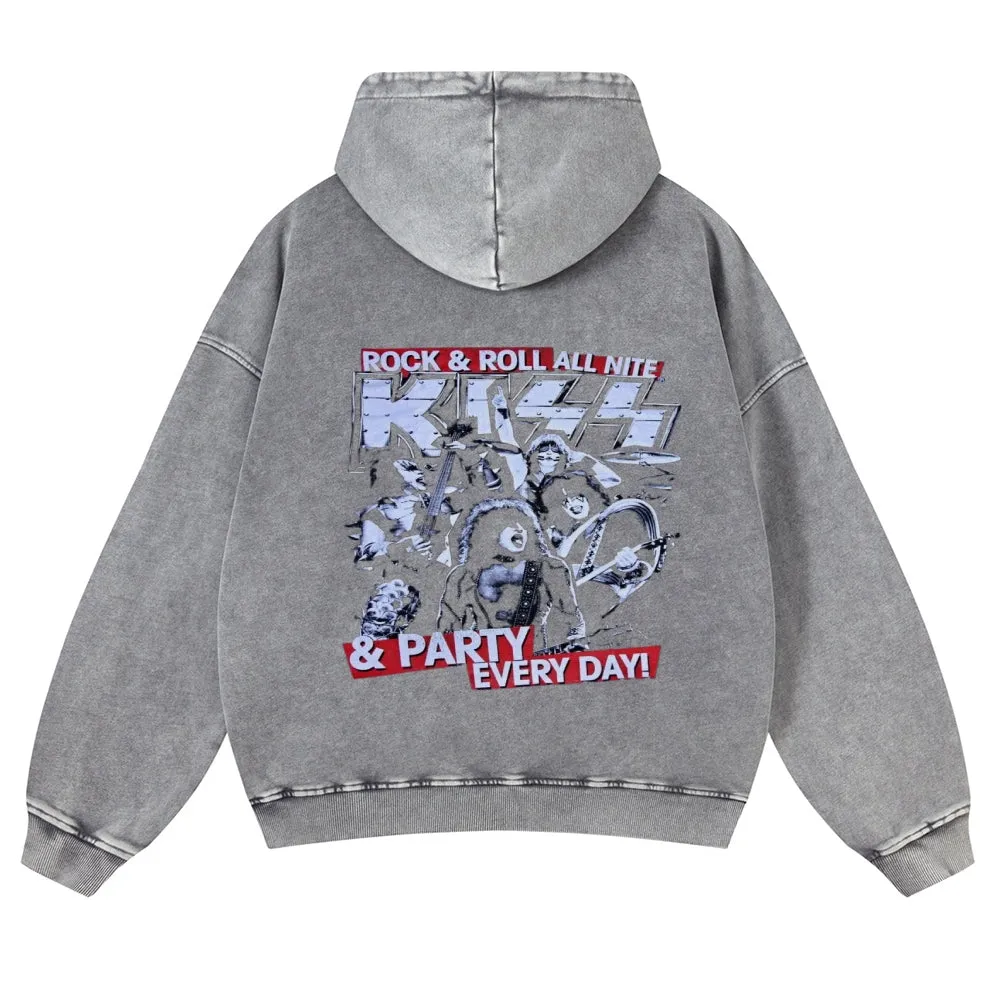 Parihar Men's Kiss Pullover Hoodies