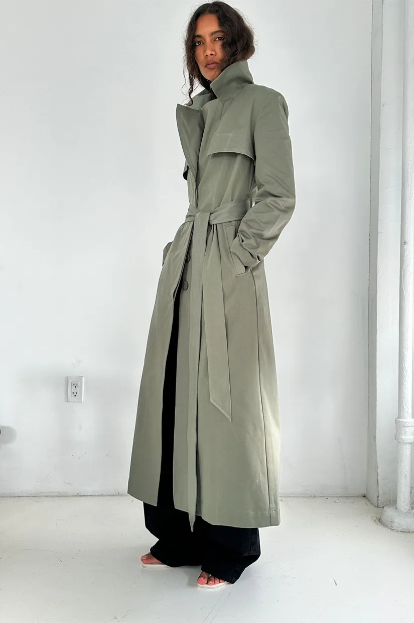 Paris Georgia Resort Trench - Green