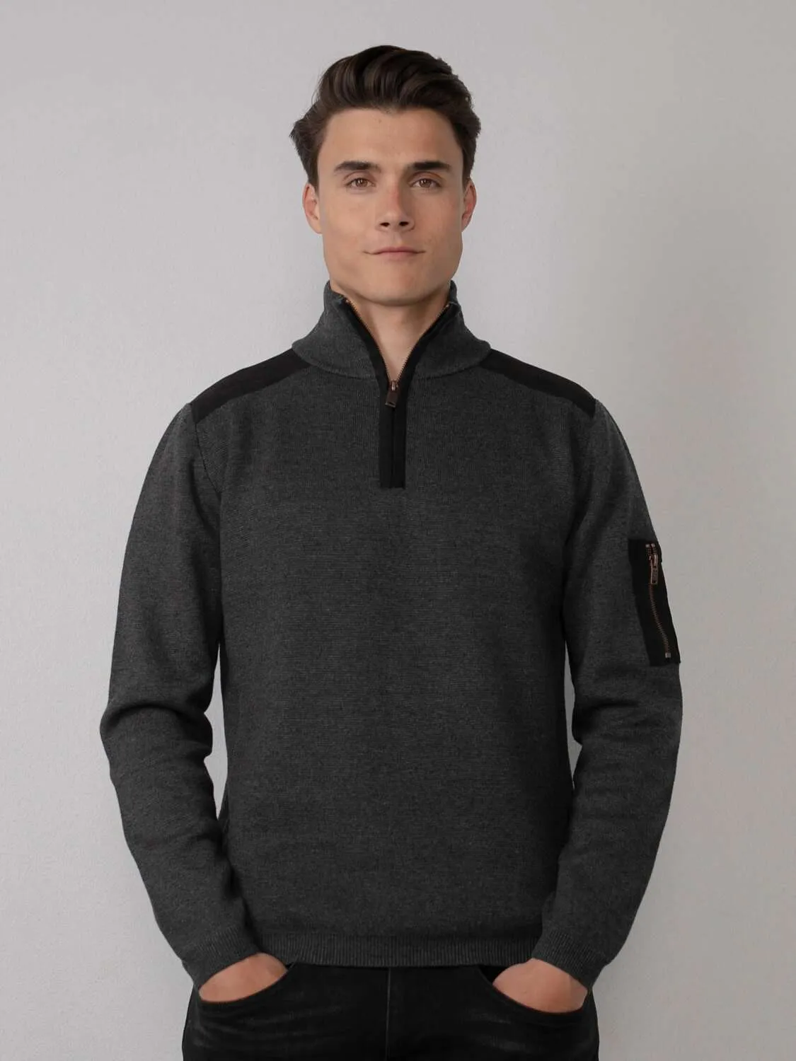Petrol Industries Zip Jumper