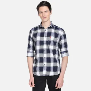 Plaid Check Cotton Casual Shirt