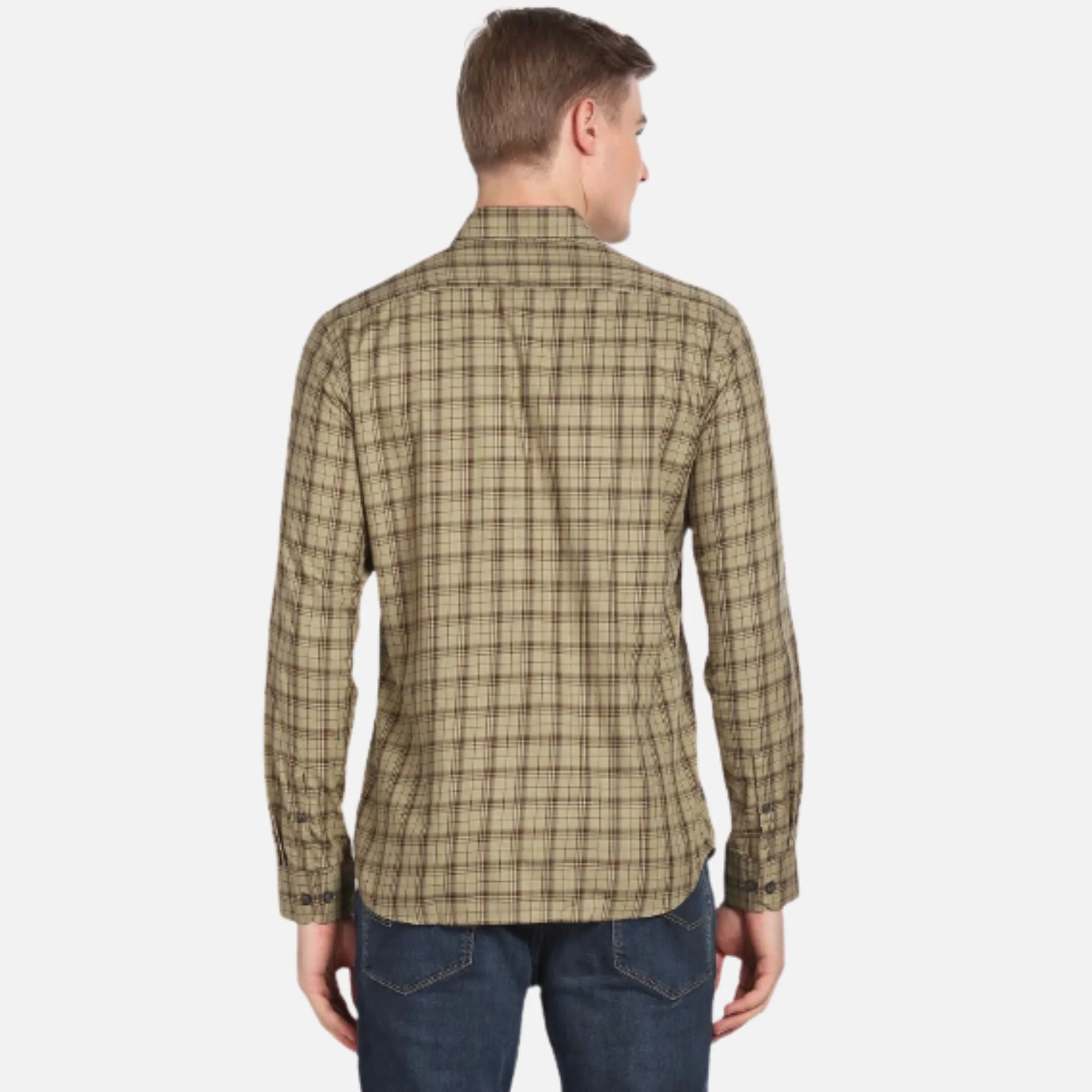 Plaid Check Slim Fit Shirt