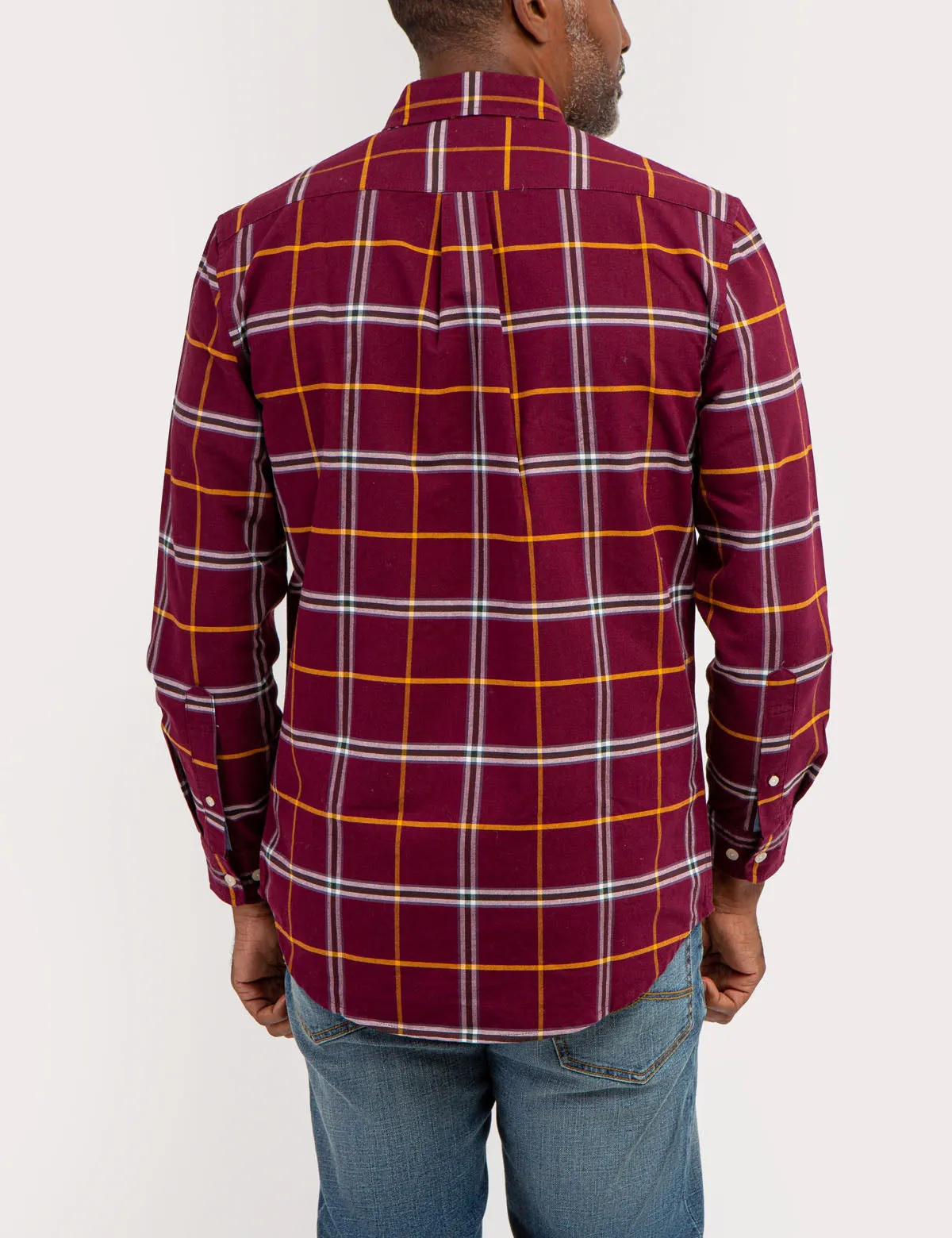 PLAID YARN DYE OXFORD SHIRT