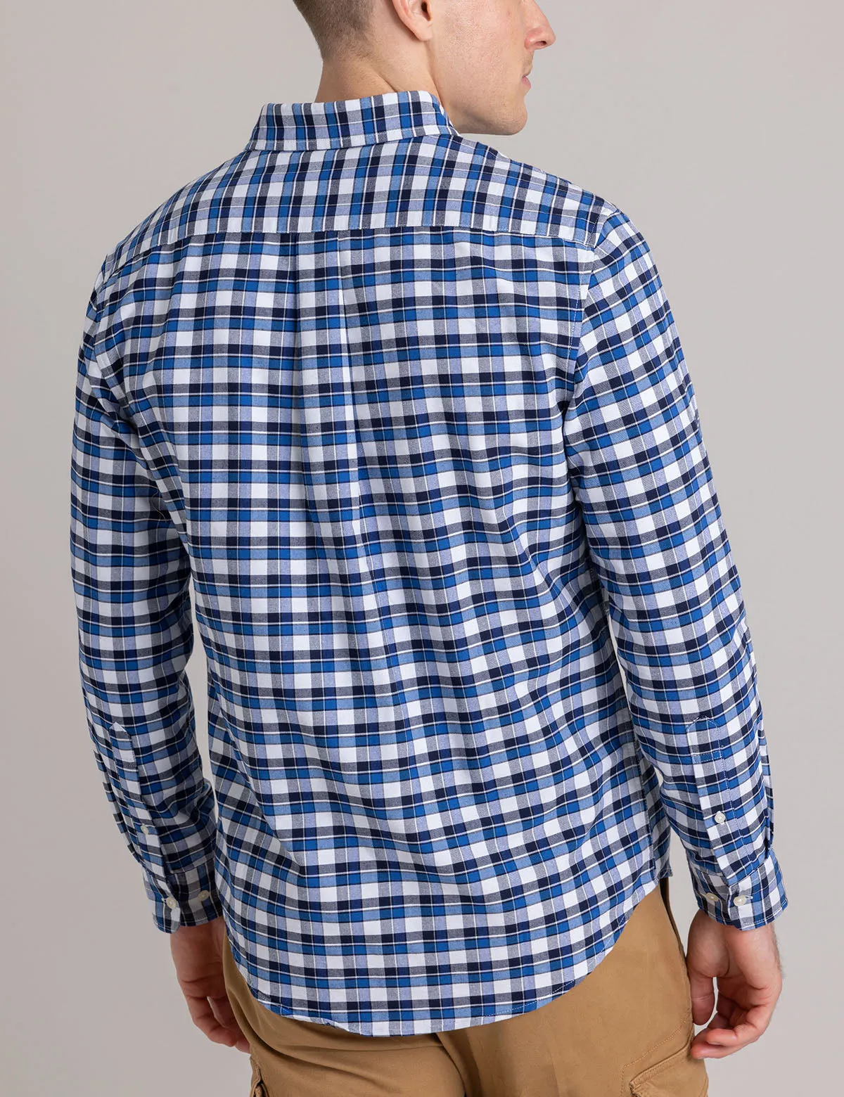 PLAID YARN DYE OXFORD SHIRT