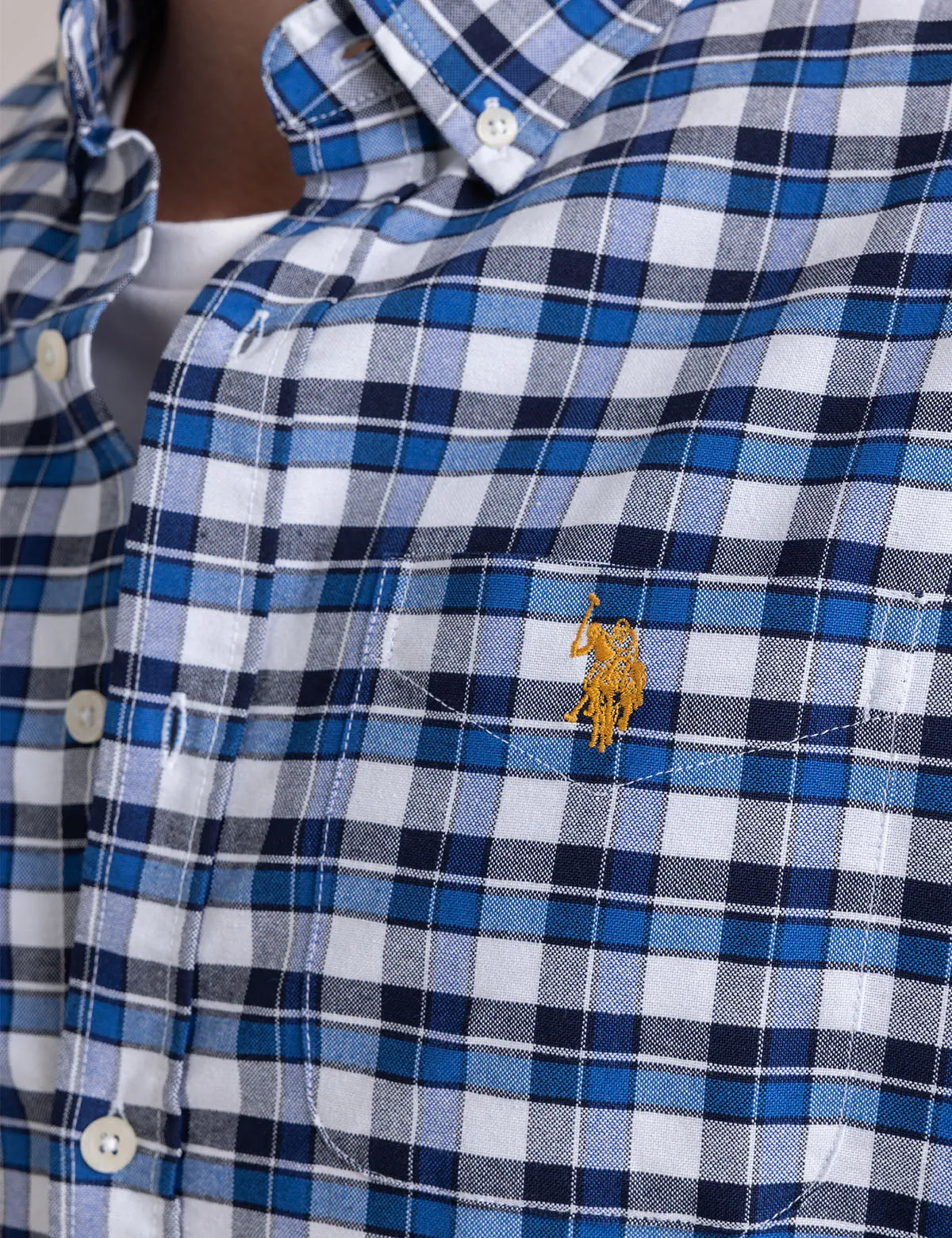 PLAID YARN DYE OXFORD SHIRT