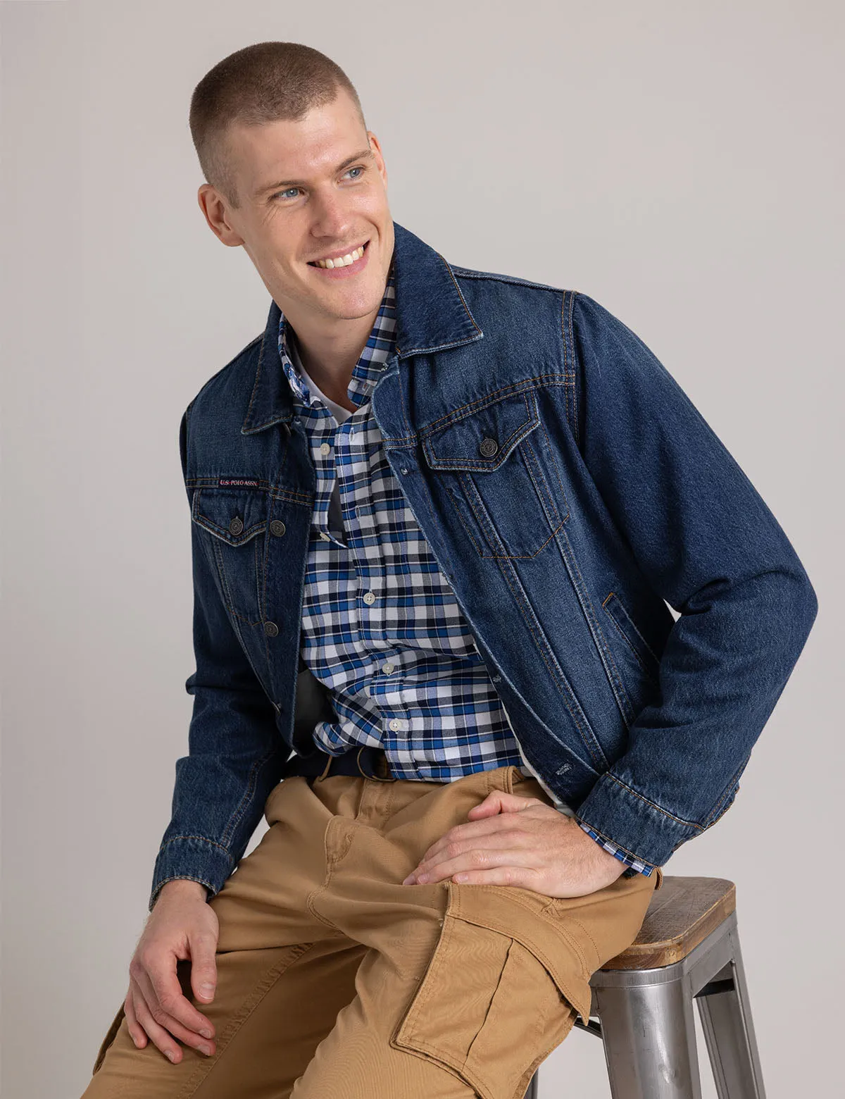 PLAID YARN DYE OXFORD SHIRT