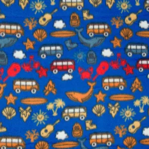 Printed Polar Fleece Whale of a Time