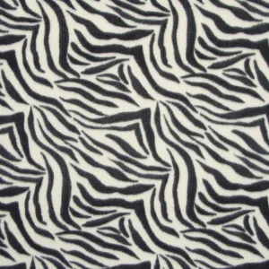 Printed Polar Fleece White Tiger