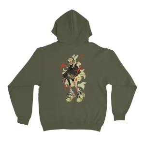 "Soundproof" Fleece Hoodie Khaki