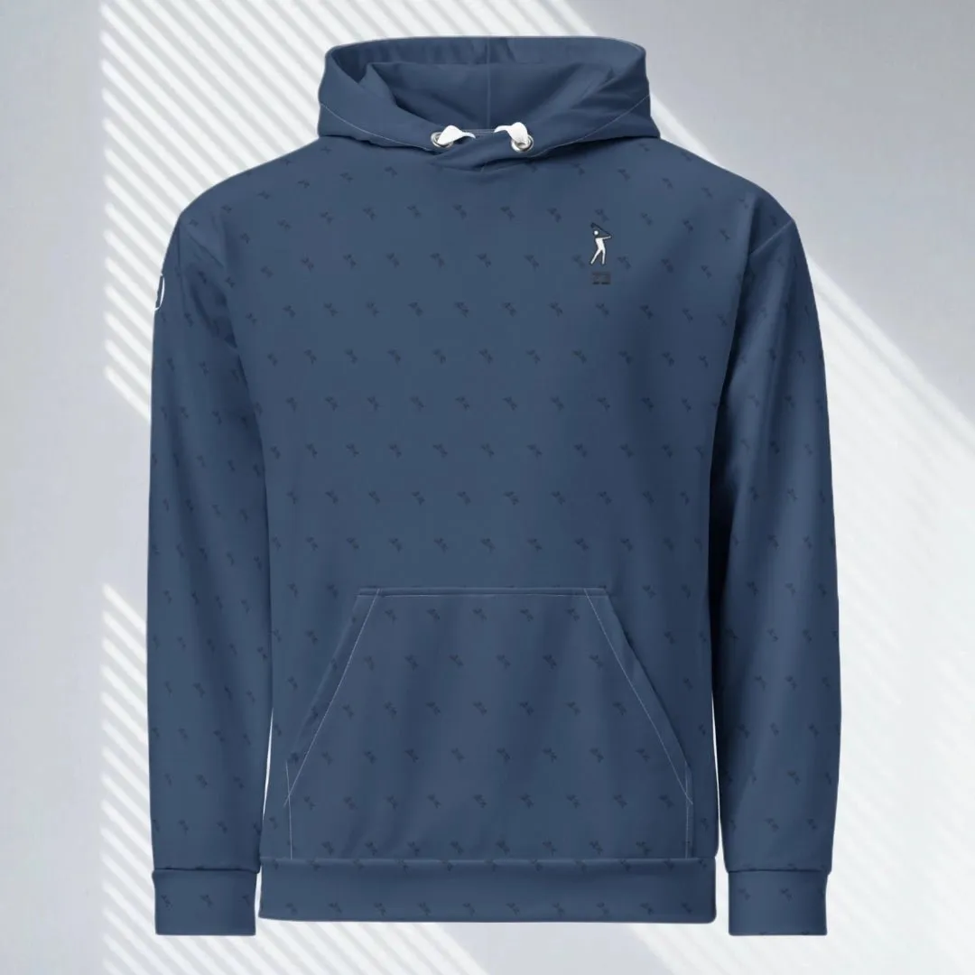 "Swing23" Blue Pullover Fleece Hoodie