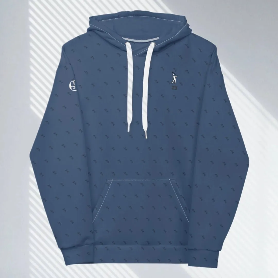 "Swing23" Blue Pullover Fleece Hoodie