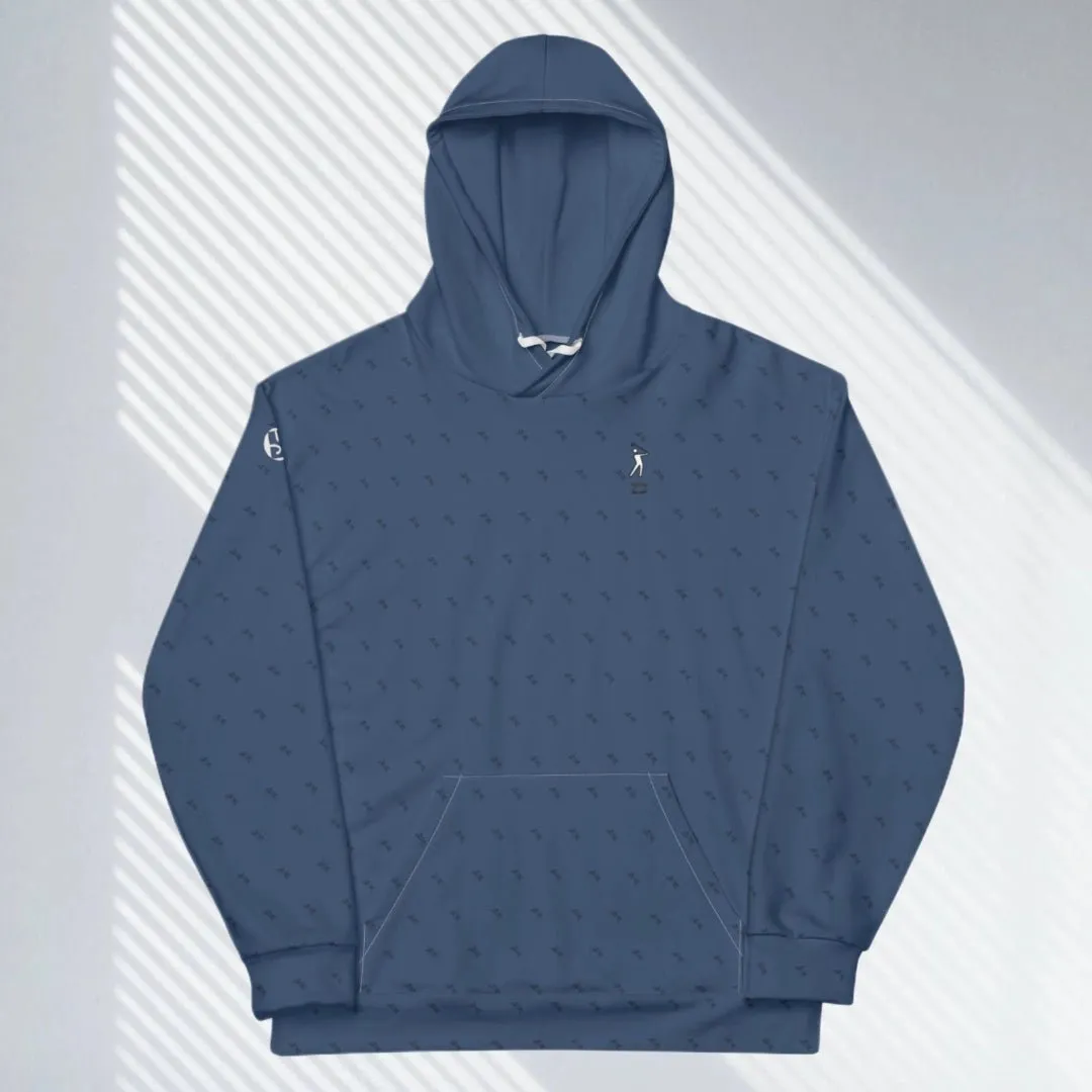 "Swing23" Blue Pullover Fleece Hoodie