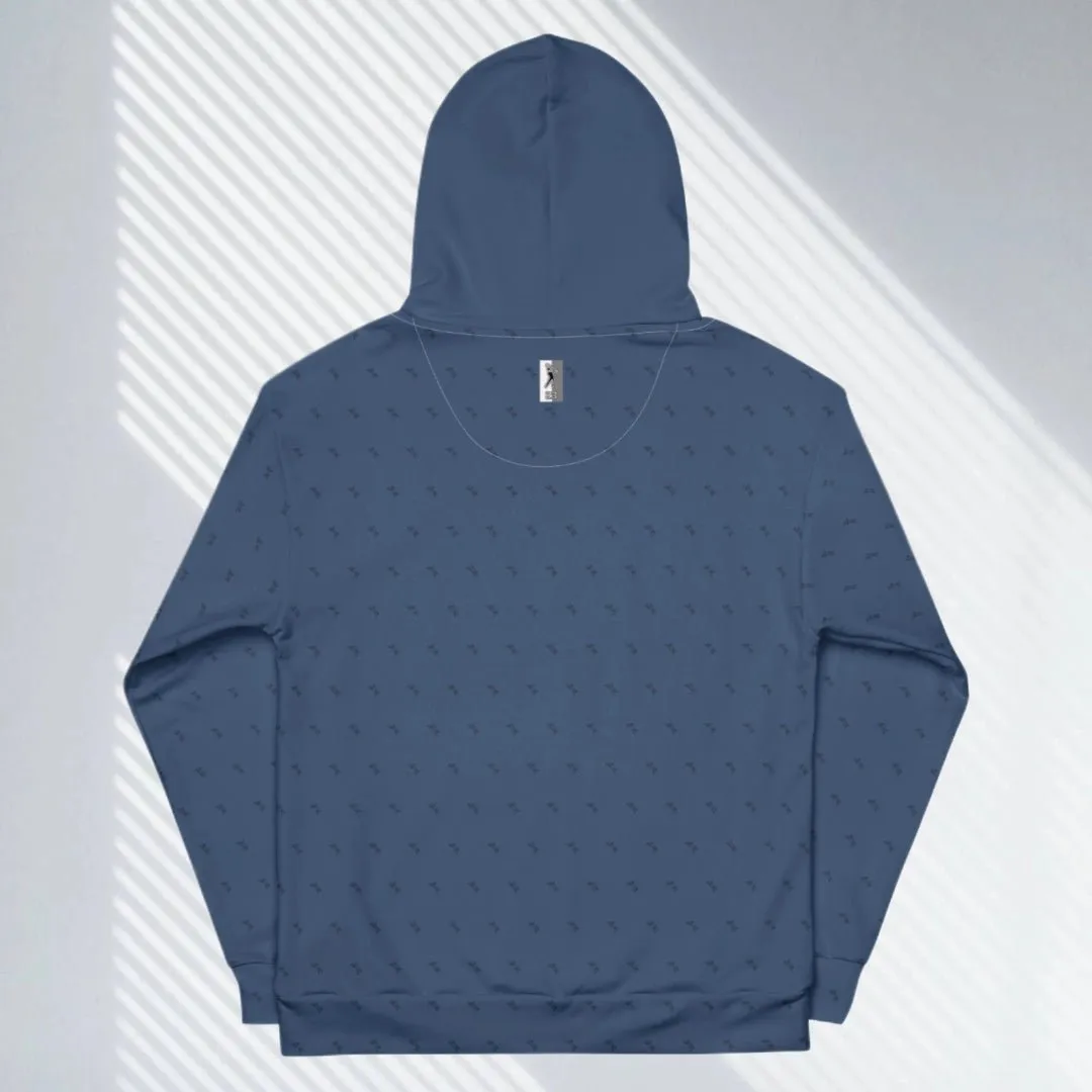 "Swing23" Blue Pullover Fleece Hoodie