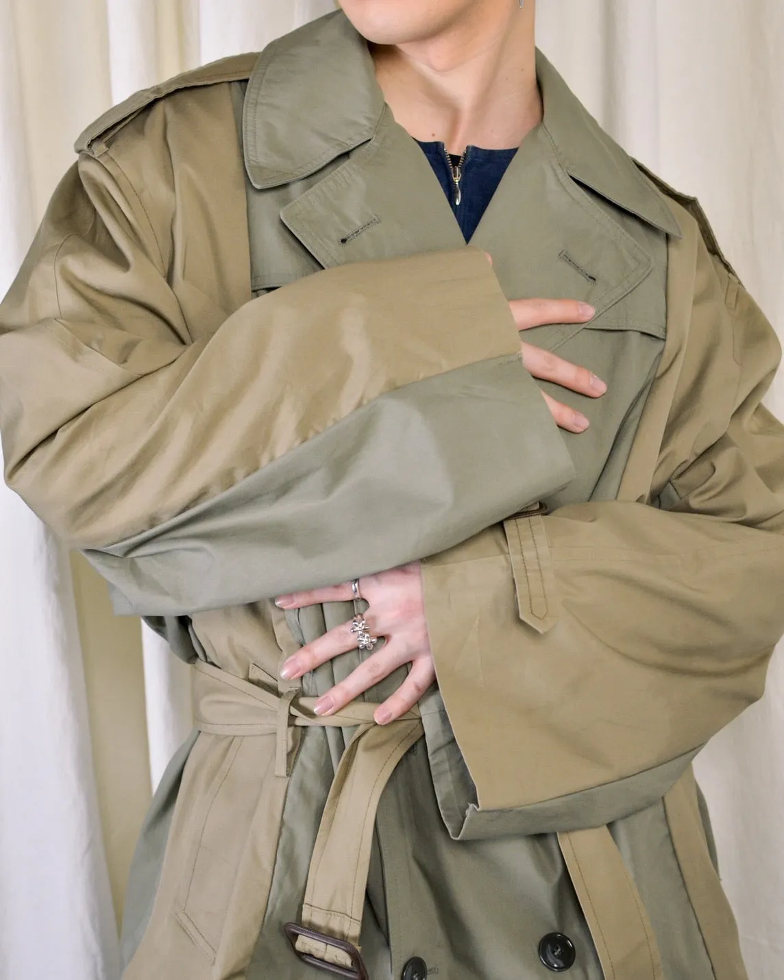RE-037 / rebuild trench jacket 【A】
