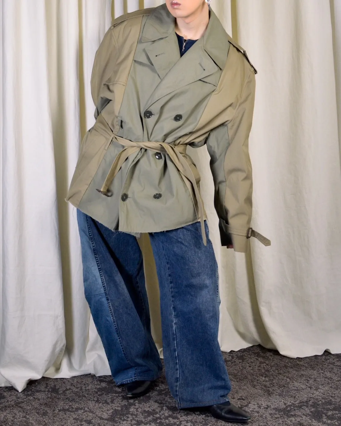 RE-037 / rebuild trench jacket 【A】