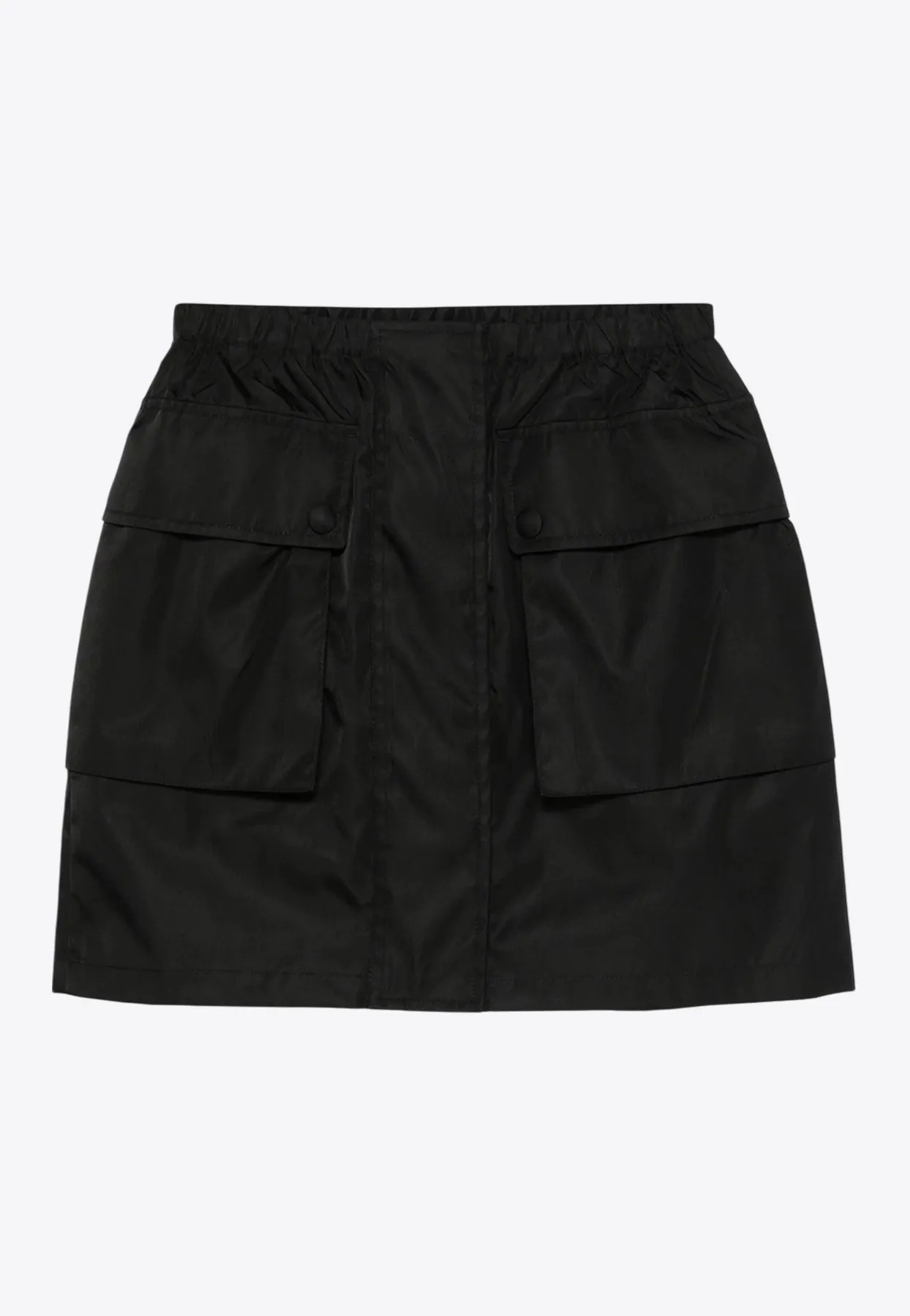 Re-Nylon Triangle Logo Mini Skirt