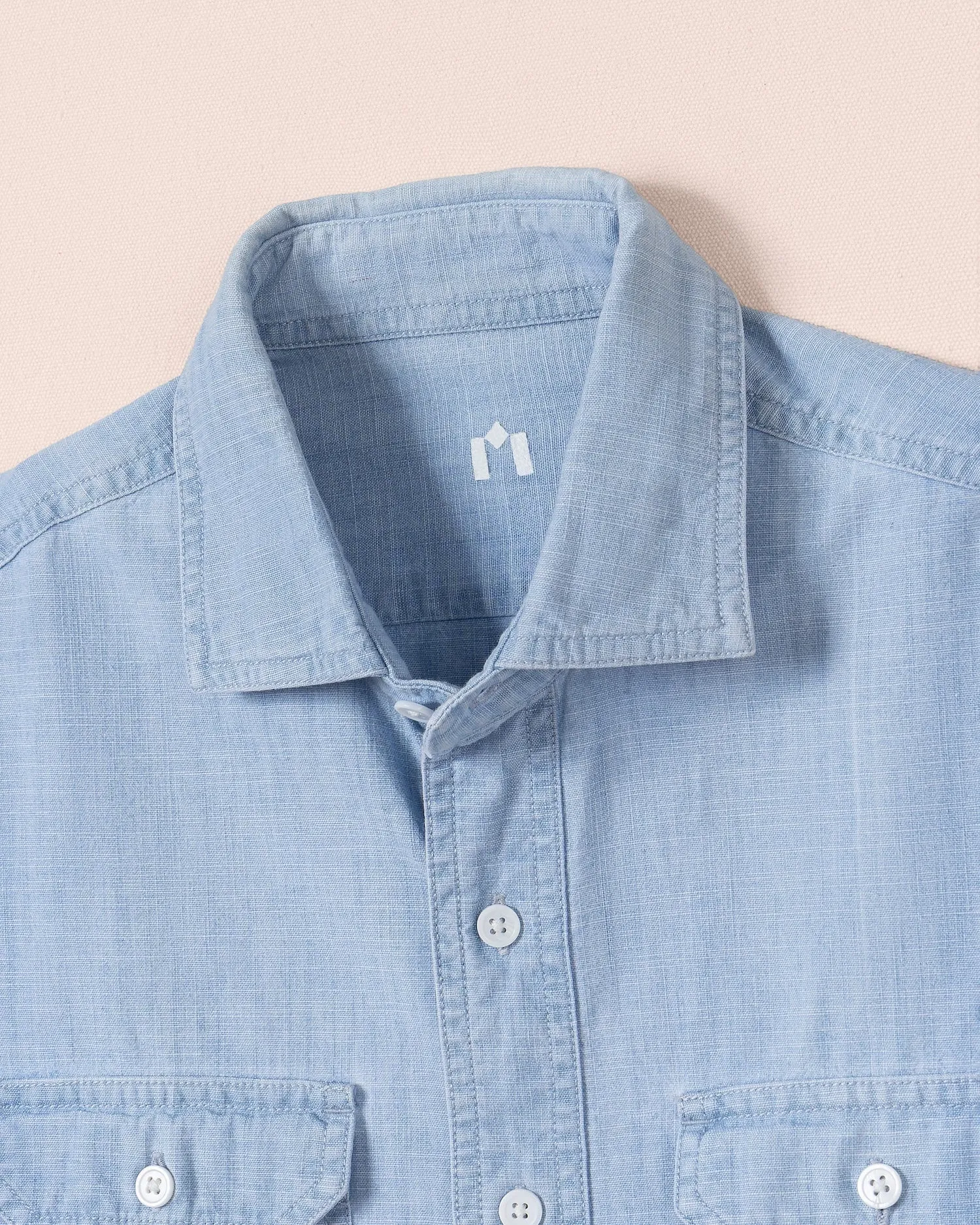 Reno in Indian Chambray